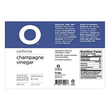 Champagne Vinegar, 10.1 Fl Oz by O Olive