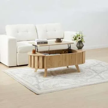 Janmer Home 47.3" Lift Top Coffee Table for Modern Living