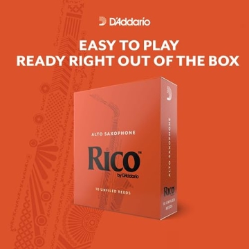 D’Addario Rico Alto Saxophone Reeds - 10-Pack Strength 2.0
