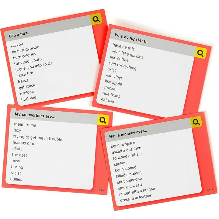 Weird Things Humans Search For: Fun Adult Party Game