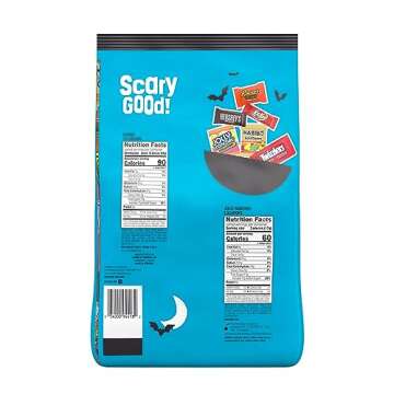 HERSHEY'S Assorted Flavored Miniatures Halloween Candy Variety Bag - 135 Pieces