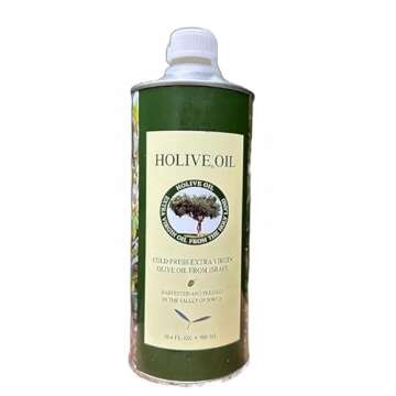 HOLIVE Olive Oil from Israel | Extra Virgin | First Cold Press & Early Harvest | Polyphenol Rich | P...