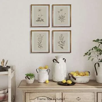 Vintage Botanical Floral Art - Boho Minimalist Decor