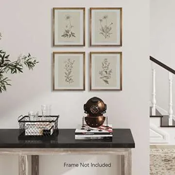 Vintage Botanical Floral Art - Boho Minimalist Decor