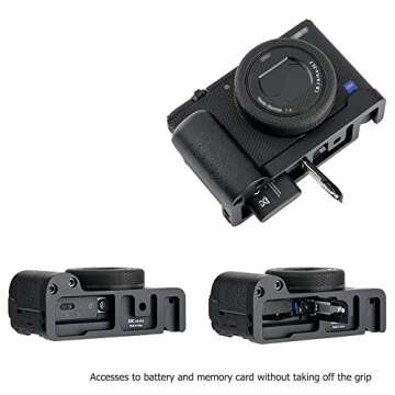 JJC ZV-1 Camera Grip for Vlogging and Stability