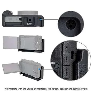 JJC ZV-1 Camera Grip for Vlogging and Stability