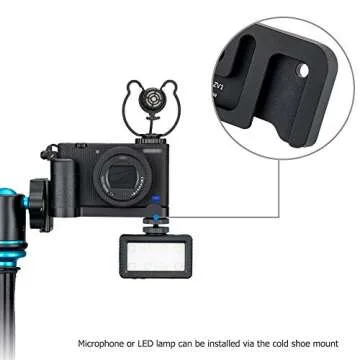 JJC ZV-1 Camera Grip for Vlogging and Stability