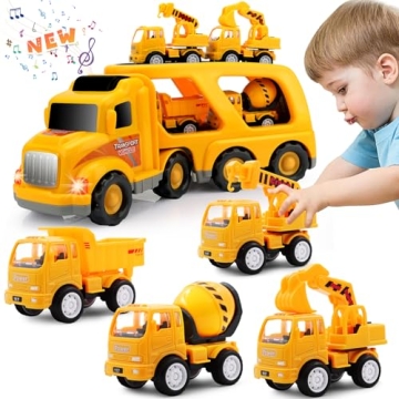5 in 1 Nicmore Construction Truck for Toddlers