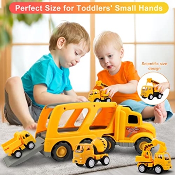 5 in 1 Nicmore Construction Truck for Toddlers