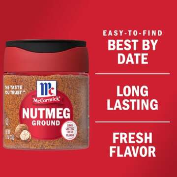 McCormick Ground Nutmeg, 1.1 oz