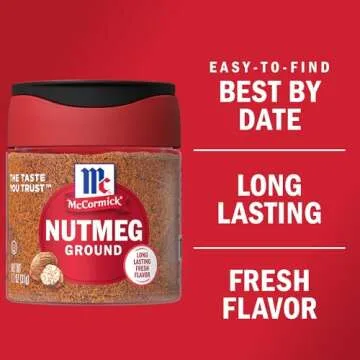 McCormick Ground Nutmeg, 1.1 oz
