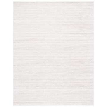 SAFAVIEH Vision Collection Area Rug - 8' x 10', Ivory, Modern Ombre Tonal Chic Design, Non-Shedding ...