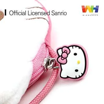 Hello Cat Kawaii Kitty Crossbody Bag Mini Toddler Purse with 3D Ribbon-Adjustable Strap- Ages 1-4 White Pink White Colored