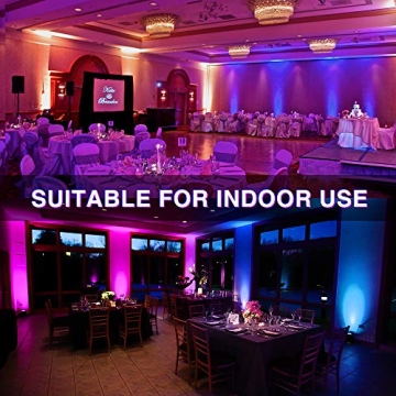 Novostella RGB LED Flood Lights - 20 Colors, Waterproof, Versatile