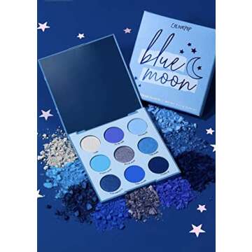 Colourpop Blue Moon Eyeshadow Palette, Powder