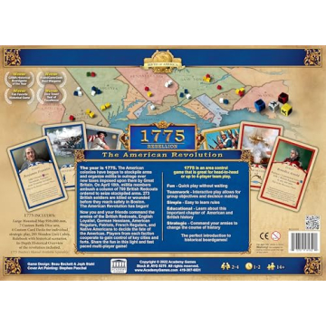 1775 Rebellion Board Game - Engage in American History Fun
