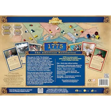 1775 Rebellion Board Game - Engage in American History Fun