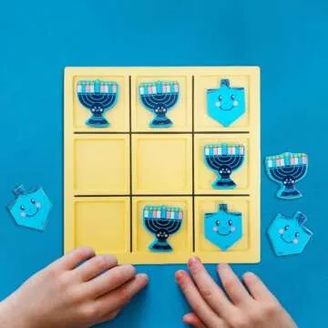 Rite Lite Hanukkah Tic Tac Toe Game for Family Fun