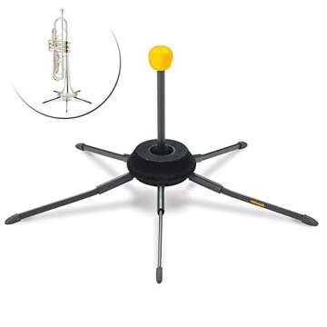 Hercules DS410B Travlite Trumpet Stand: Lightweight & Compact Design