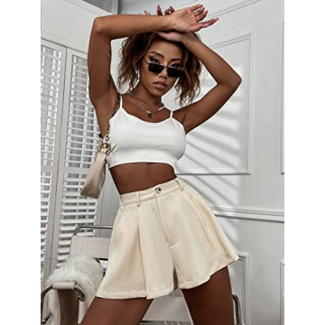 Shop Verdusa Flared High Waist Shorts for Trendy Comfort