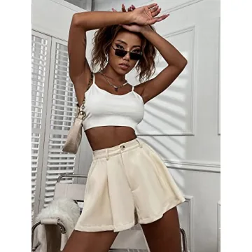 Shop Verdusa Flared High Waist Shorts for Trendy Comfort