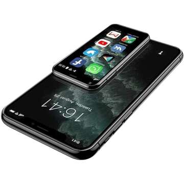 Hipipooo Super Small Mini Smartphone 3G Dual SIM Student Mobile Phone 2GB RAM 16GB ROM Android 8.1 Unlocked Kids Phone Pocket Child Cellphone (Black)