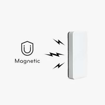 U Brands Magnetic Dry Erase Board Felt Eraser, 2"x5"x1", White, Lightweight Modern Design