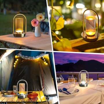 Kipliko Modern Acrylic LED Table Lamp with Arched Metal Frame-Knob Control,Adjustable Brightness,Tri-Color Light Options, Energy-Efficient,Ideal for Bedroom,Living Room,Office.(Gold)