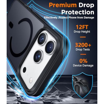 SPIDERCASE iPhone 17 Pro Case with Screen Protectors