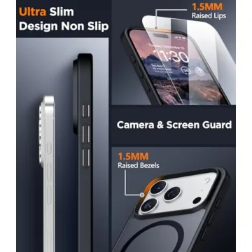 SPIDERCASE iPhone 17 Pro Case with Screen Protectors