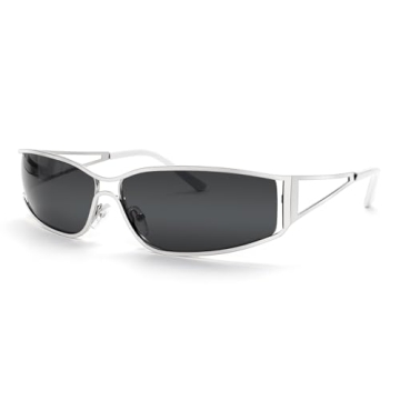 BOTEN Y2K Sunglasses for Women - Retro Fashion Metal Frames for 2000's Aesthetic