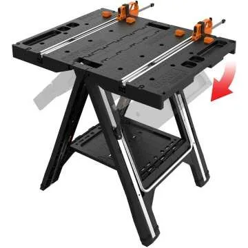 WORX WX051 Pegasus Work Table & Sawhorse - Portable