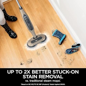 Shark S7001 Mop with Steam & Scrub Features