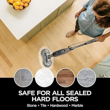 Shark S7001 Mop with Steam & Scrub Features