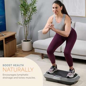 Lifepro Waver Vibration Plate Exercise Machine – High-Intensity Vibration for Muscle Activation, F...