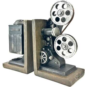 Projector Book Shelves Decor for Stylish Homes