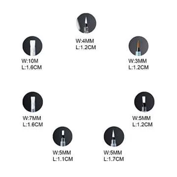 OOKU Watercolor Brush Pens - Set of 7 Multi-Purpose Watercolor Pens Refillable, Artist Grade Watercolor Brushes for Water Color Painting, Lettering | Art Watercolor Paint Brushes for Kids Adults