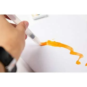 OOKU Watercolor Brush Pens - Set of 7 Multi-Purpose Watercolor Pens Refillable, Artist Grade Watercolor Brushes for Water Color Painting, Lettering | Art Watercolor Paint Brushes for Kids Adults