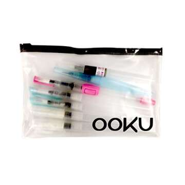 OOKU Watercolor Brush Pens - Set of 7 Multi-Purpose Watercolor Pens Refillable, Artist Grade Watercolor Brushes for Water Color Painting, Lettering | Art Watercolor Paint Brushes for Kids Adults