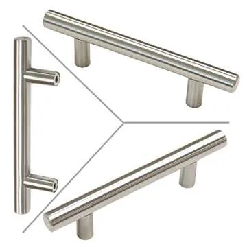 Gobrico Satin Nickel Cabinet Handles - Durable Elegant Design