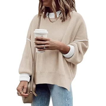 ETCYY Women's Oversized Sweater for Fall 2025 Fashion