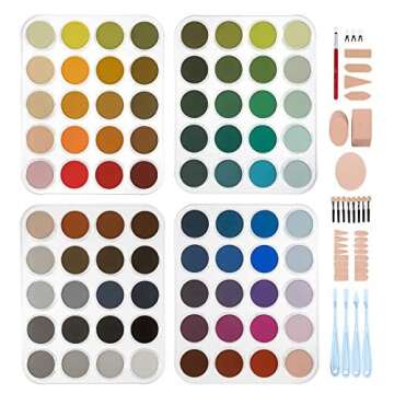 PanPastel Artist Pastels by GOLDEN, 80 Color Set, Professional Artist Pastels, Unique Pan Format (cake-like)