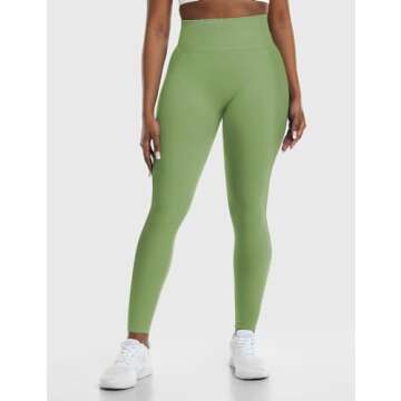 YEOREO Amplify Leggings for Women Seamless Scrunch Leggings Butt Lifting Gym High Waisted Athletic Leggings