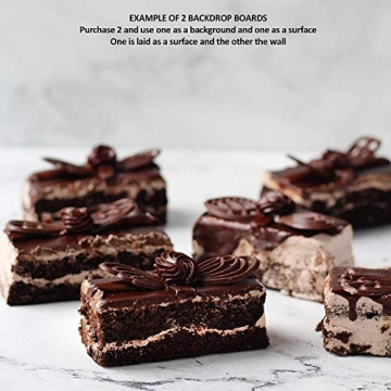 Bessie Bakes Marble Replicated Photography Backdrop 2x3 Feet