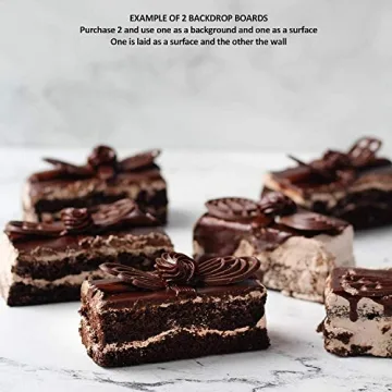 Bessie Bakes Marble Replicated Photography Backdrop 2x3 Feet