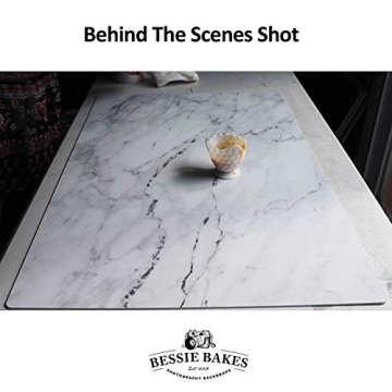 Bessie Bakes Marble Replicated Photography Backdrop 2x3 Feet