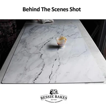 Bessie Bakes Marble Replicated Photography Backdrop 2x3 Feet