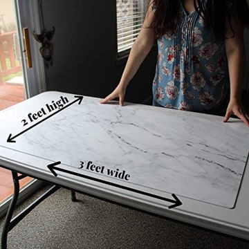Bessie Bakes Marble Replicated Photography Backdrop 2x3 Feet