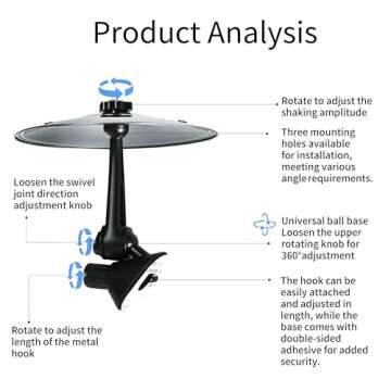 Ainovi Car Cymbal Air Vent Mini Crash Cymbal for Music Lovers
