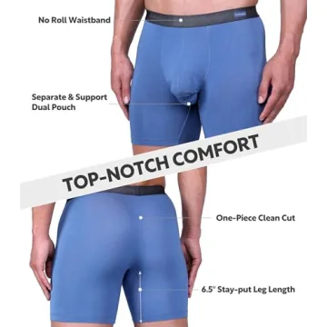 Separatec Men's Underwear with Pouch for Comfort and Support